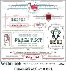 Template for label, business, envelope, invitations and greeting cards 