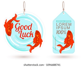 template labels: goldfish, wish good luck