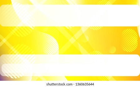 Template Landing Page With Wave Geometric Shape, Lines, Circle. For Design, Presentation, Business. Vector Illustration with Color Gradient