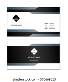 Template layout for business card vector