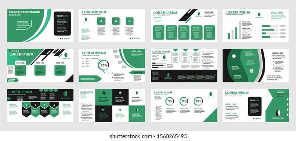 perfil de empresa de diseño de plantilla y presentación para el negocio 