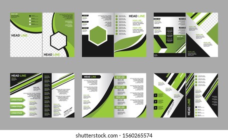 template layout company profile and presentation for business 