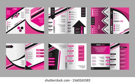 template layout company profile and presentation for business 