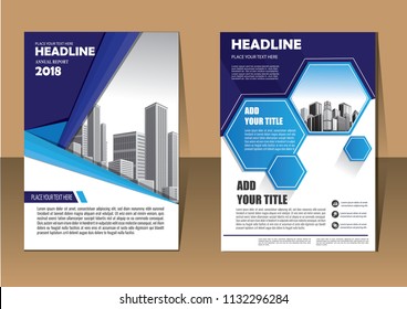 template, layout, cover, brochure, flyer, annual report for design background company