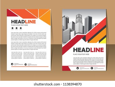 template, layout, cover, brochure, flyer, annual report for design background company