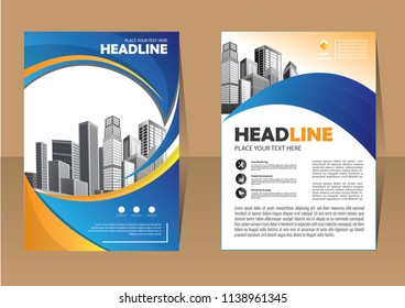 template, layout, cover, brochure, flyer, annual report for design background company