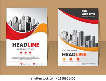 template, layout, cover, brochure, flyer, annual report for design background company