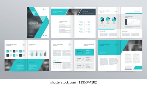 template layout design with cover page for company profile ,annual report , brochures, flyers, presentations, leaflet, magazine,book . and vector a4 size for editable