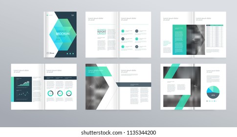 template layout design with cover page for company profile ,annual report , brochures, flyers, presentations, leaflet, magazine,book . and vector a4 size for editable