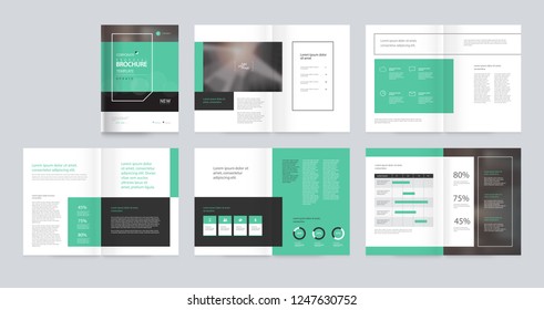 template layout design with cover page for company profile ,annual report , brochures,proposal , flyers, leaflet, magazine,book concept  and vector a4 scale size for editable.