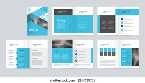 template layout design with cover page for company profile ,annual report , brochures,proposal , flyers, leaflet, magazine,book concept  and vector a4 scale size for editable.