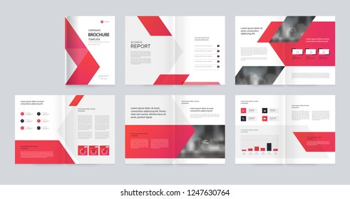 template layout design with cover page for company profile ,annual report , brochures,proposal , flyers, leaflet, magazine,book concept  and vector a4 scale size for editable.