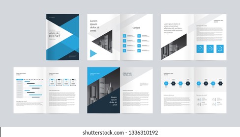 template layout design with cover page for company profile ,annual report , brochures, flyers, presentations, leaflet, magazine, book . and vector a4 size for editable. 