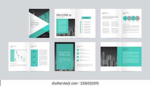 template layout design with cover page for company profile ,annual report , brochures, flyers, presentations, leaflet, magazine, book . and vector a4 size for editable. 