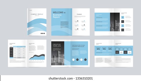 template layout design with cover page for company profile ,annual report , brochures, flyers, presentations, leaflet, magazine, book . and vector a4 size for editable. 