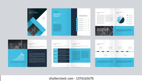 template layout design with cover page for company profile ,annual report , brochures, flyers, presentations, leaflet, magazine, book . and vector a4 size for editable. 