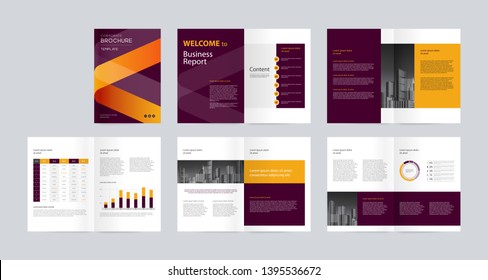 template layout design with cover page for company profile ,annual report , brochures, flyers, presentations, leaflet, magazine, book . and vector a4 size for editable. 

