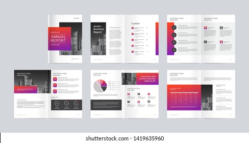 template layout design with cover page for company profile ,annual report , brochures, flyers, presentations, leaflet, magazine,book . and vector a4 size for editable.