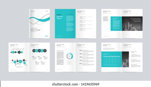 template layout design with cover page for company profile ,annual report , brochures, flyers, presentations, leaflet, magazine,book . and vector a4 size for editable.