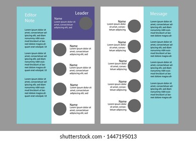 template layout design with cover page for leaflet, magazine,book and vector a4 size for editable.