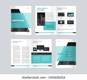 template layout design with cover page for company profile ,annual report , brochures, flyers, presentations, leaflet, magazine,book . and vector a4 size for editable.