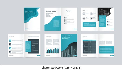 template layout design with cover page for company profile ,annual report , brochures, flyers, presentations, leaflet, magazine, book . and vector a4 size for editable.