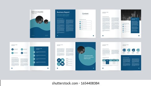 template layout design with cover page for company profile ,annual report , brochures, flyers, presentations, leaflet, magazine, book . and vector a4 size for editable.