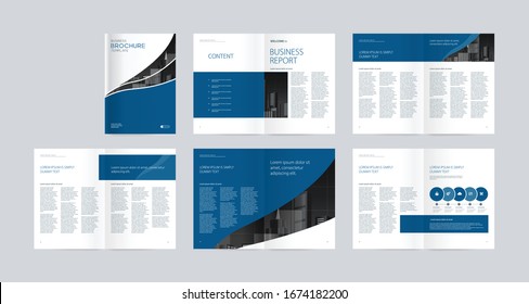 template layout design with cover page for company profile, annual report, brochures, flyers, presentations, leaflet, magazine, book .and a4 size scale for editable.