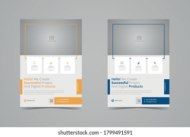 Diseño de plantillas con portada para perfil de empresa, informe anual, folletos, folletos, presentaciones, folleto, revista, libro .y escala de tamaño a4 para editable.