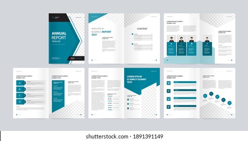 Template Layout Design With Cover Page For Company Profile, Annual Report, Brochures, Flyers, Presentations, Leaflet, Magazine, Book .and A4 Size Scale For Editable.