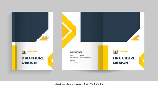 Template Layout Design Cover Page Company Stock Vector (Royalty Free ...