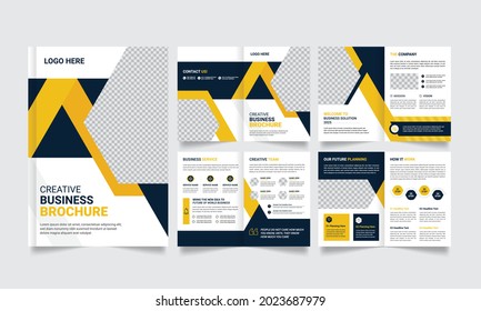template layout design with cover page for company profile ,annual report , brochures, flyers, presentations, leaflet, magazine, book . and vector A4 size for editable And Colorful Template .
