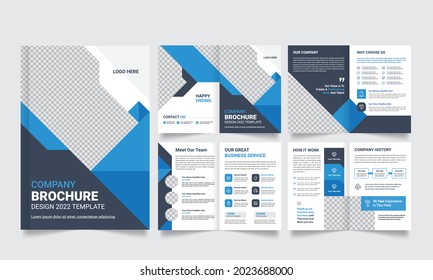 template layout design with cover page for company profile ,annual report , brochures, flyers, presentations, leaflet, magazine, book . and vector A4 size for editable And Colorful Template .