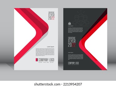 Diseño de plantillas con portada para perfil de empresa, informe anual, folleto, revista, libro, folletos, folletos, presentaciones, 