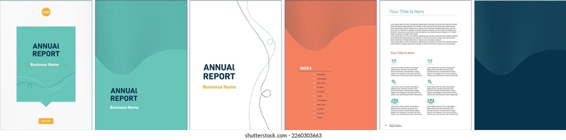 template layout design with cover page for company profile ,annual report , brochures, flyers, presentations, leaflet, magazine, book .and vector a4 size for editable. يesign annual report, cover