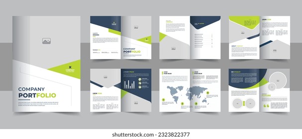 template layout design with cover page for company profile ,annual report , brochures, flyers, presentations, leaflet, magazine, book