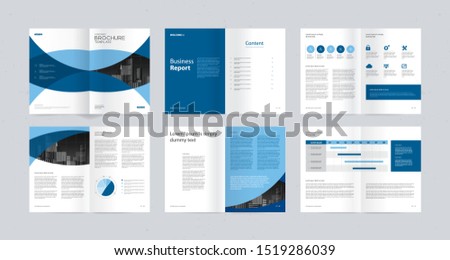 template layout design with cover page for company profile ,annual report , brochures, flyers, presentations, leaflet, magazine,book . and vector a4 size for editable.