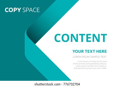 Template layout design, Leaflet advertising, poster, magazine, Brochure and Poster design, Empty copy space, Business Financial for background, Flat style vector illustration artwork design.