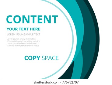 Template layout design, Leaflet advertising, poster, magazine, Brochure and Poster design, Empty copy space, Business Financial for background, Flat style vector illustration artwork design.