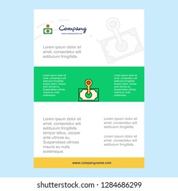 Template layout for Money  comany profile ,annual report, presentations, leaflet, Brochure Vector Background