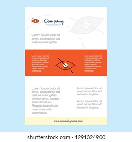 Template layout for Not seen  comany profile ,annual report, presentations, leaflet, Brochure Vector Background