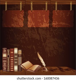 Template layout for retro web site