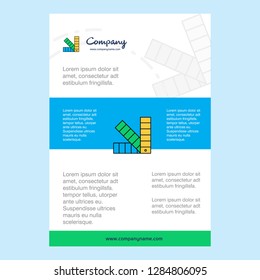 Template layout for Scale comany profile ,annual report, presentations, leaflet, Brochure Vector Background