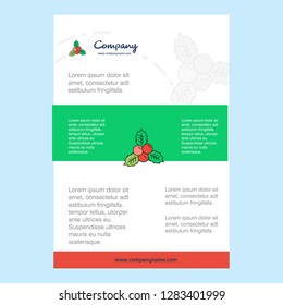 Template layout for Socks comany profile ,annual report, presentations, leaflet, Brochure Vector Background