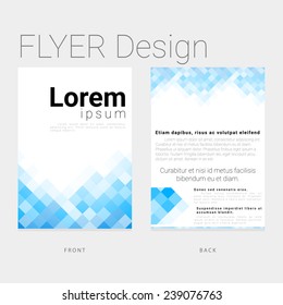  template leaflet in modern style for business and corporate