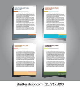 template for letter and business document