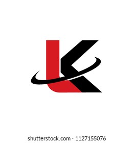 template letter LK logos 