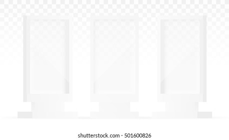 Template Light Box For Advertising And Corporate Identity. EPS10 Vector