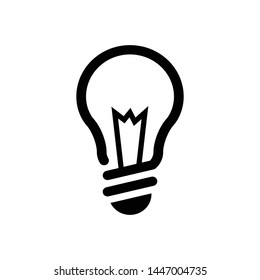 template light bulb, glowing light bulb design elements