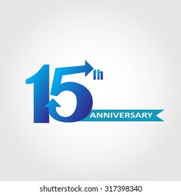 Template logo 15th anniversary